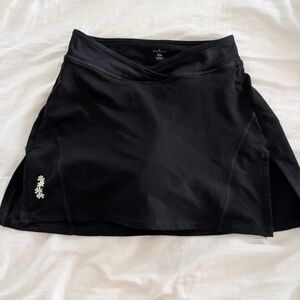 Black Cycling Skort